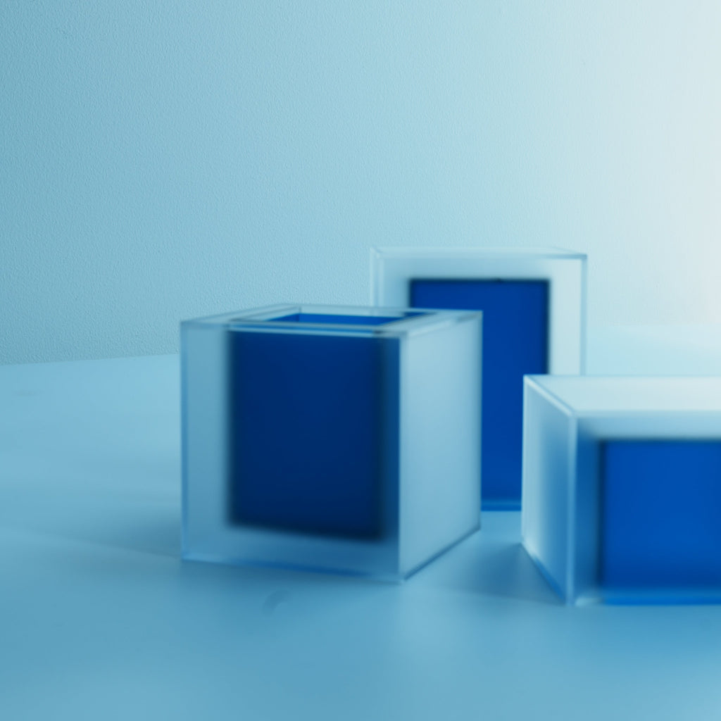 Translucent Blue Cube