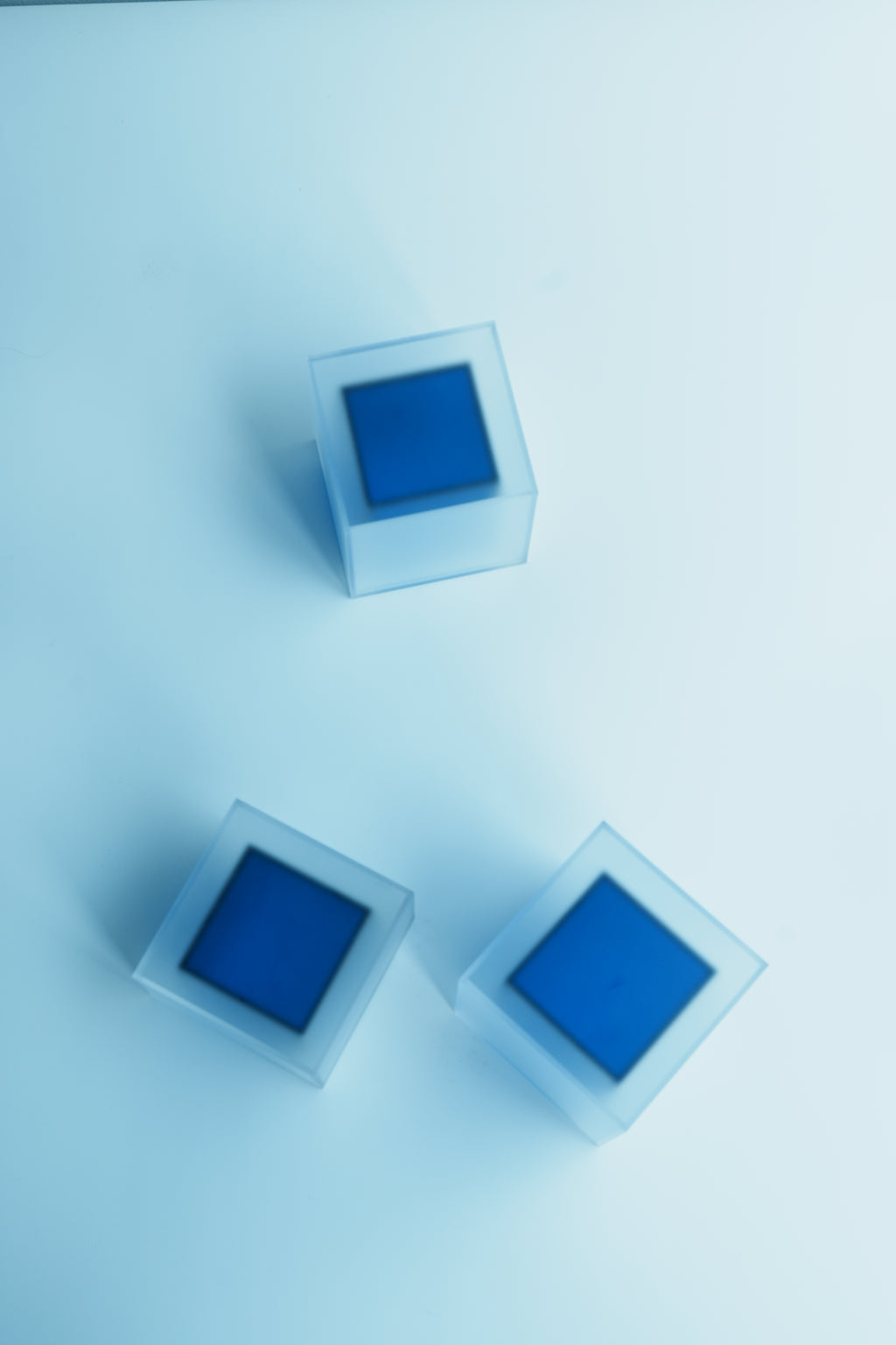 Translucent Blue Cube