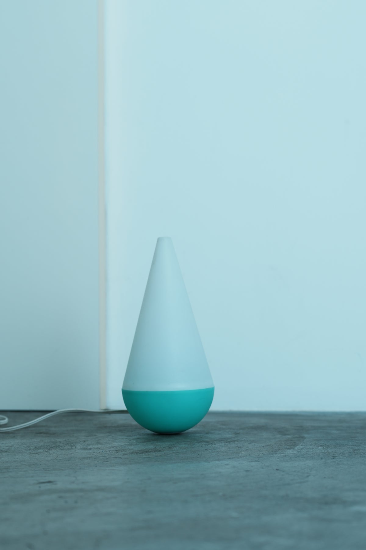 Roly Poly Lamp (White and Green)